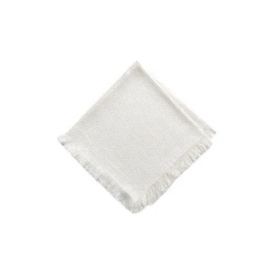 C & F Home C&f Home Waffle Weave Ivory Napkin Set Of 6 In White