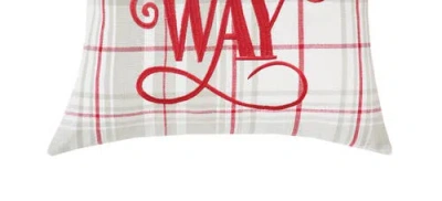 C & F Home C&f Home Jingle All The Way Printed Christmas Throw Pillow, 18" X 18" In Gray