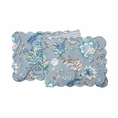 C & F Home C&f Home Morrison Table Runner 14" X 51" In Blue