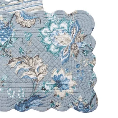 C & F Home C&f Home Morrison Table Runner 14" X 51" In Blue