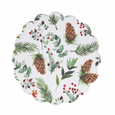 C & F Home C&f Home Jovie Round Placemats Set Of 6, 17" In Multi