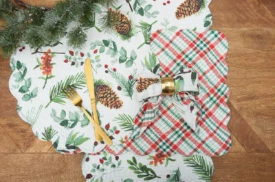 C & F Home C&f Home Jovie Round Placemats Set Of 6, 17" In Multi