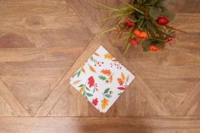 C & F Home C&f Home Harvest Leaves Napkin Set Of 6 In Multi