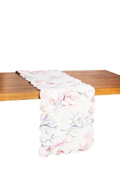C & F Home C&f Home Nori Coral Table Runner In Pink