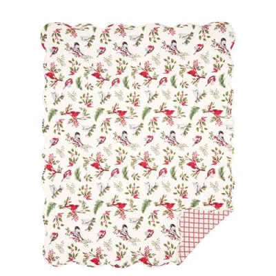 C & F Home C&f Home Sprig Birds 48" X 60" Throw Blanket In Multi