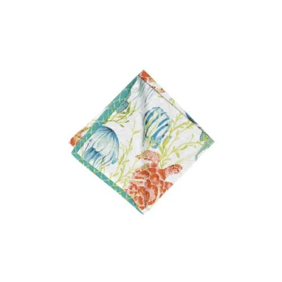 C & F Home C&f Home Paradise Sound Napkin Set Of 6 In Multi
