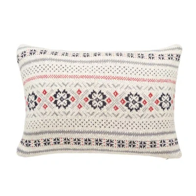 C & F Home C&f Home Snowflake Christmas Throw Pillow, 16" X 24" In Neutral