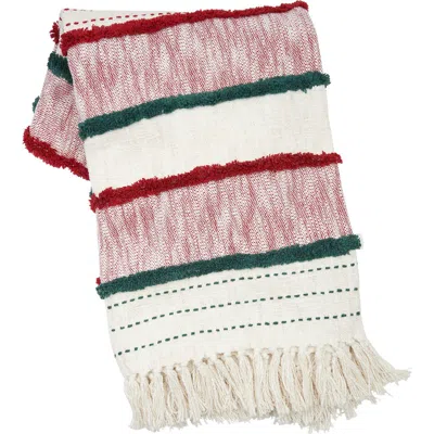 C & F Home C&f Home Benn Throws In Red