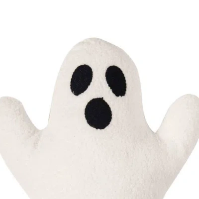 C & F Home C&f Home Ghost Shaped Halloween Throw Pillow 13" X 19" In White