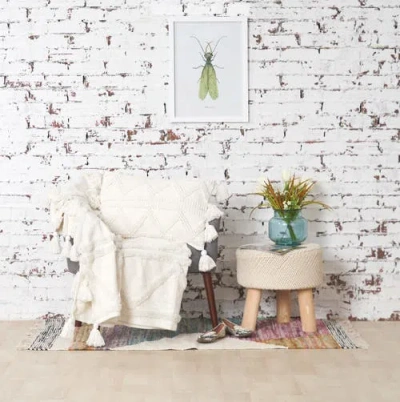 C & F Home C&f Home Tufted Throws In White