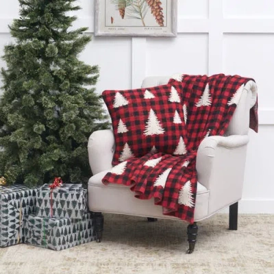 C & F Home C&f Home Tree T&t Throw In Red