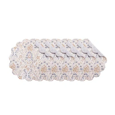 C & F Home C&f Home Selma Round Placemats Set Of 6, 17" In Multi