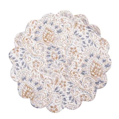 C & F Home C&f Home Selma Round Placemats Set Of 6, 17" In Multi