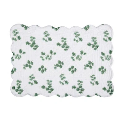 C & F Home C&f Home Marcy Blooms Scalloped Placemats Set Of 6 Floral Design All, 13" X 19" In Multi