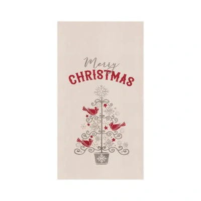 C & F Home C&f Home Merry Christmas Tree Flour Sack Kitchen Towel In Multi