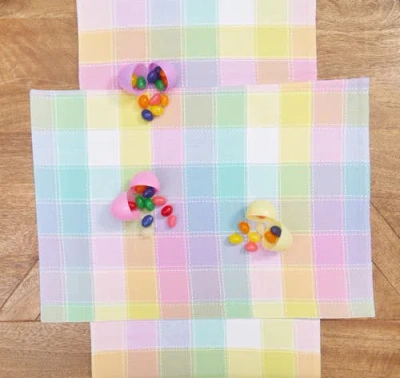 C & F Home C&f Home Hana Color Block Plaid Placemats Set Of 6, 13" X 19" In Multi