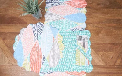 C & F Home C&f Home Surfside Sound Cotton Table Runner 14" X 51" In Multi