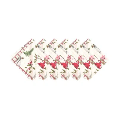 C & F Home C&f Home Sprig Birds Napkin Set Of 6 In Multi