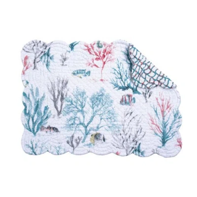 C & F Home C&f Home St.vincent Placemats Set Of 6 In Blue