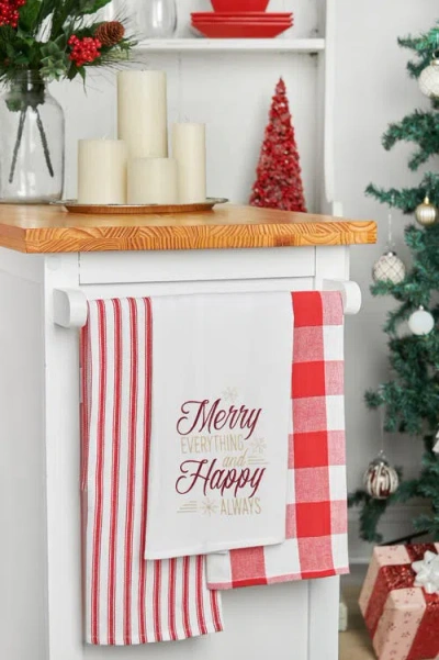 C & F Home C&f Home Merry Everything Happy Always Towel In White