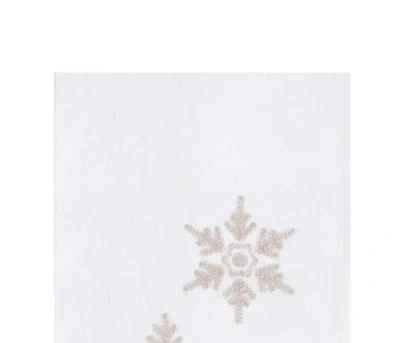 C & F Home C&f Home Snowflake Towel In White