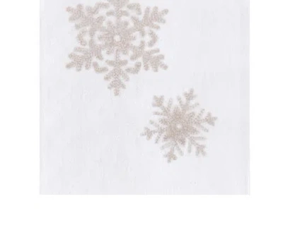 C & F Home C&f Home Snowflake Towel In White