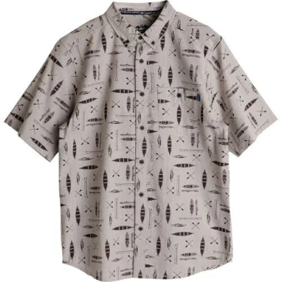 Kavu Juan Short-sleeve Shirt In Gray