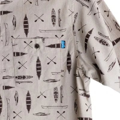 Kavu Juan Short-sleeve Shirt In Gray