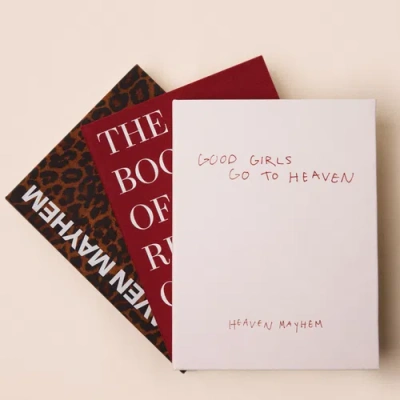 Heaven Mayhem Book Box In Red