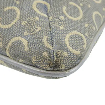Pre-owned Celine Light Blue Canvas Shoulder Bag ()