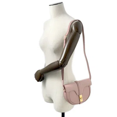 Pre-owned Celine Pink Leather Shoulder Bag ()