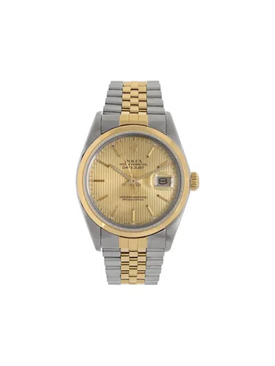 Pre-owned Rolex Datejust 36mm In Gold