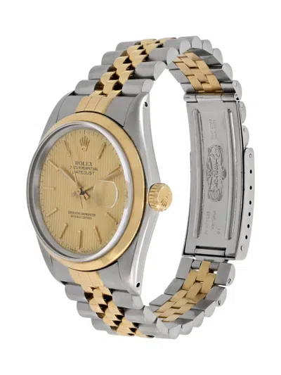 Pre-owned Rolex Datejust 36mm In Gold
