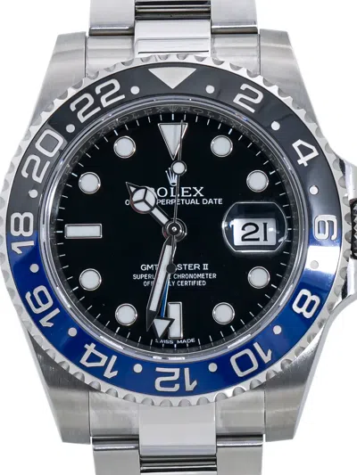 Pre-owned Rolex Gmt-master Ii 40mm In Black
