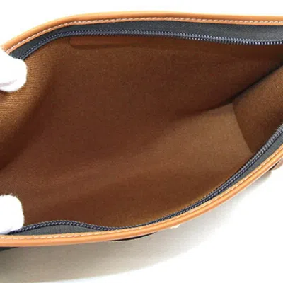 Pre-owned Dior Christian  Brown Pvc Leather Clutch Bag ()