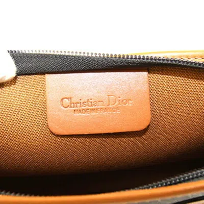 Pre-owned Dior Christian  Brown Pvc Leather Clutch Bag ()