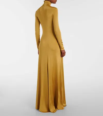 Tove Sacha Jersey Maxi Dress In Gold