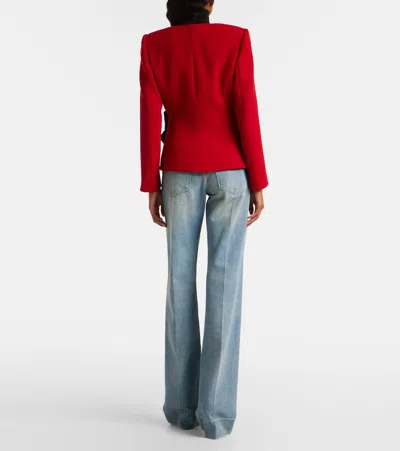 Valentino Wool Jacket In Red