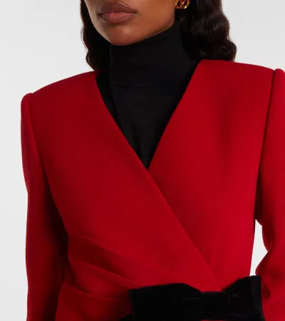 Valentino Wool Jacket In Red