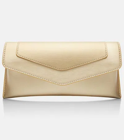 Bvlgari Serpenti Forever Rectangular Sunglasses In Gold