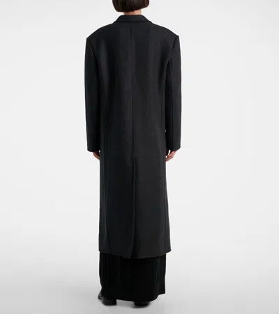 The Row Hariet Coat In Virgin Wool And Cashmere In Gray