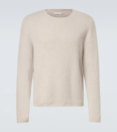 The Row Nikola Wool Sweater In Neutral