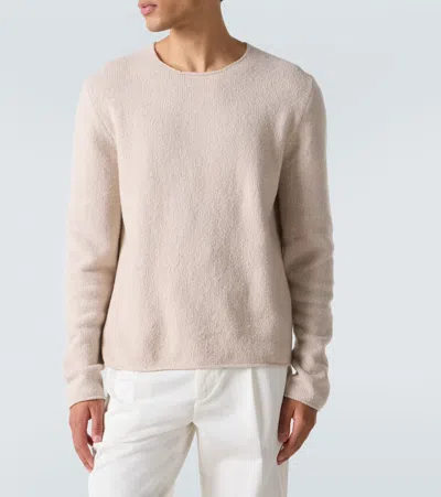 The Row Nikola Wool Sweater In Neutral
