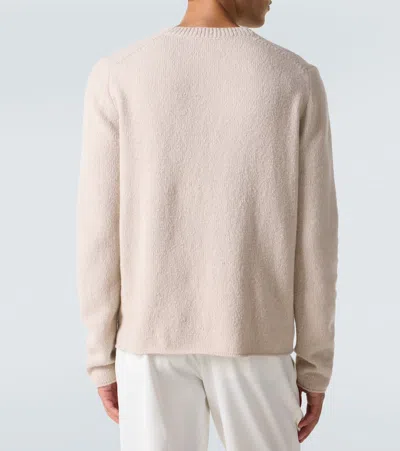 The Row Nikola Wool Sweater In Neutral
