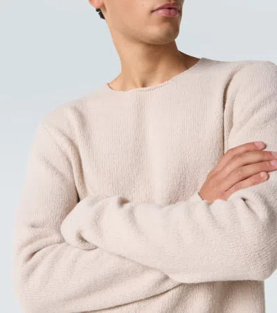 The Row Nikola Wool Sweater In Neutral