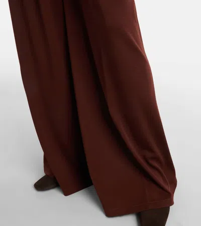 Max Mara Pants "plava Piano" In Burgundy