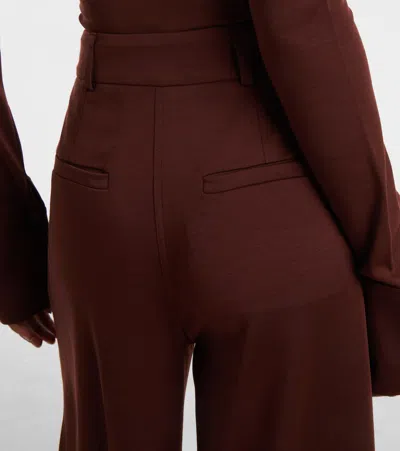 Max Mara Pants "plava Piano" In Burgundy