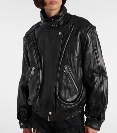 Isabel Marant High Collar Jacket Featuring Buckle Detail In Black