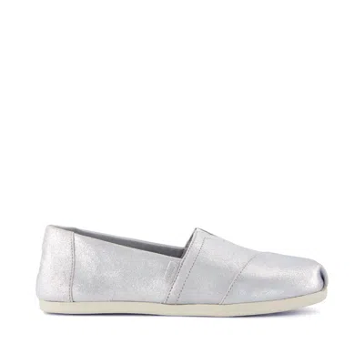 Toms Women's Alpargata Plus Metallic In Gray