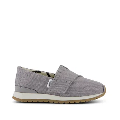 Toms Kid's Resident Plus Toddler Sneaker Drizzle Heritage Canvas In Gray